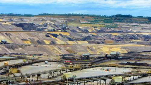 Open Pit Mining Inden Raw Materials Hard Coal