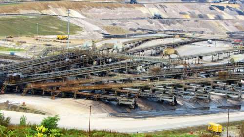 Open Pit Mining Inden Raw Materials Hard Coal