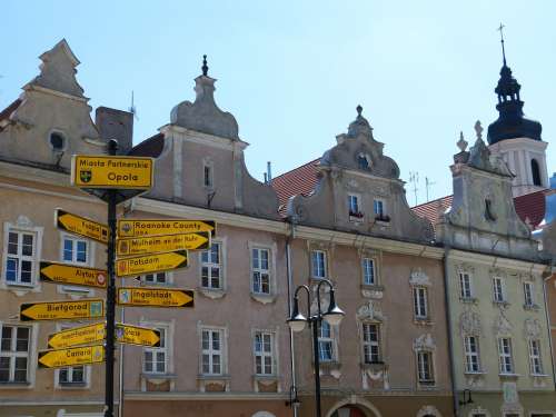 Opole Poland Silesia Space Historically Market