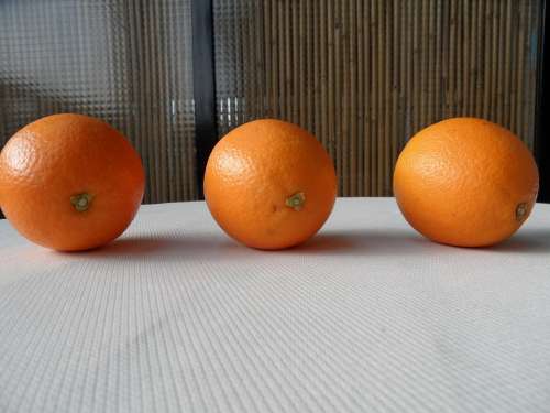 Oranges Orange Vitamins Sunny Fruit Market Spain