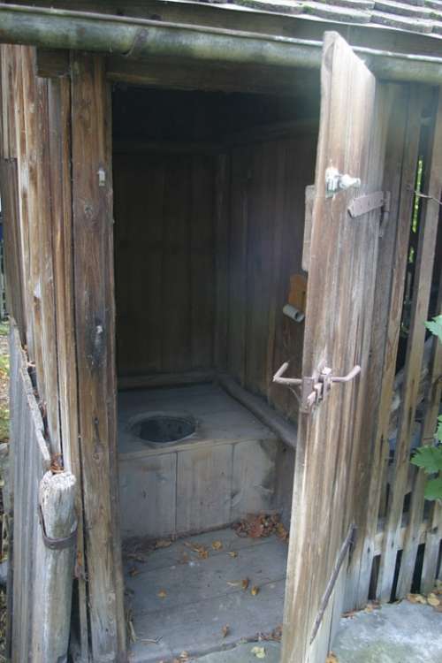 Outhouse Loo Toilet Old Toilet Plumpsklosett