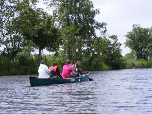 Paddle Tour East Frisia Channel Canoeing