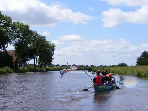 Paddle Tour Canoeing East Frisia Fun Boat More
