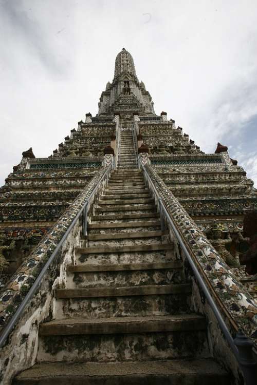 Pagoda Bangkok Thai Thailand Religion Buddhist