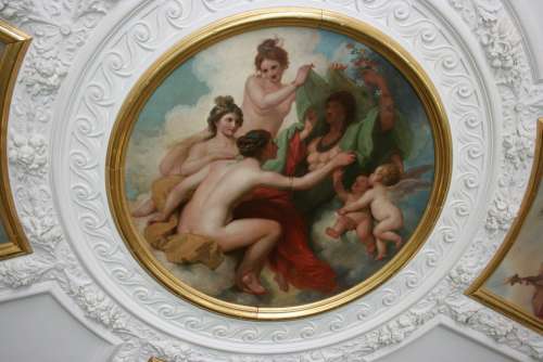 Painted Ceiling Decorative Plaster