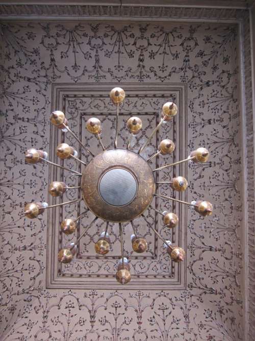 Pakistan Luster Chandelier Ornament Ceiling