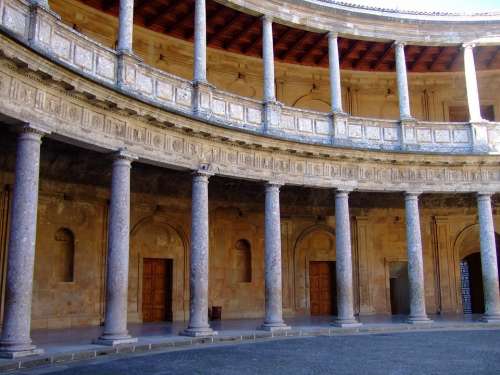Palace Architecture Granada Spain Andalusia