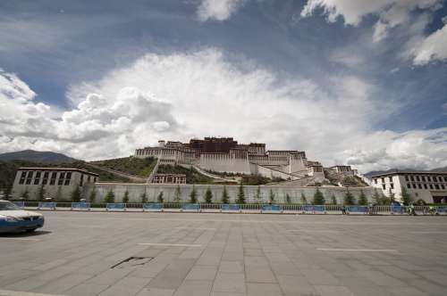 Palace Tibet Tibetan Potala Palace Lhasa China