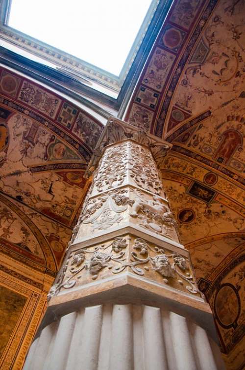 Palazzo Della Signoria Florence Italy Works Art