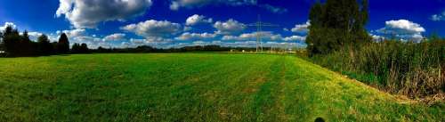 Panorama Nature Landscape Sky Distant View Outlook