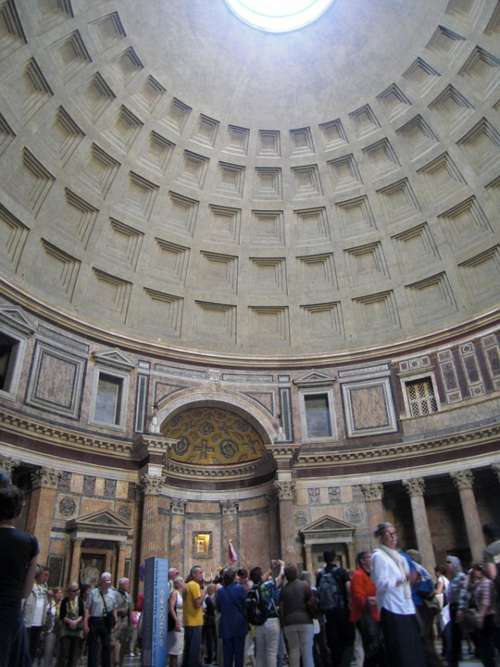 Pantheon Dome Building Rome Italy Church Temple