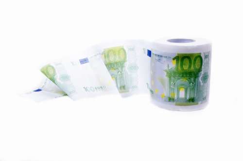 Paper Toilet Idea Euro Fresh Hygienic Isolated