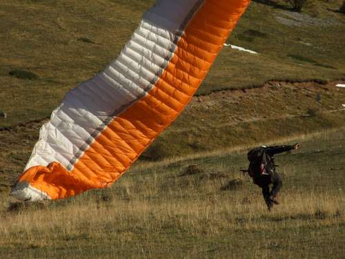 Parachute Paragliding Extreme Sport Sport Wind