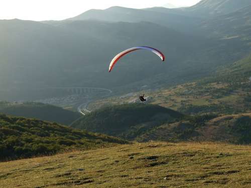 Parachute Paragliding Extreme Sport Sport Wind