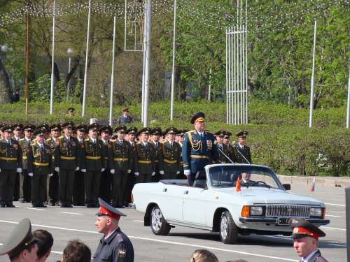 Parade Victory Day Area Samara
