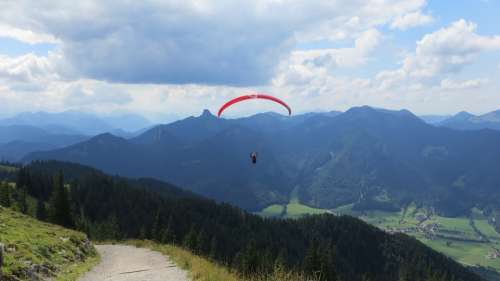 Paraglider Paragliding Flying Freedom Sport