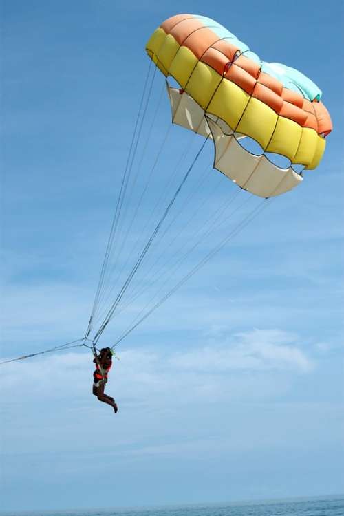 Parasailing Controllable Parachuting Parachute Fly