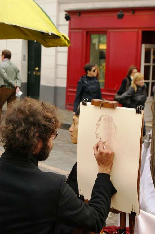 Paris Mound Montmartre Designer Portrait