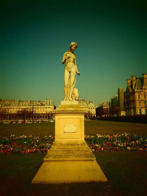 Paris Statue France Park