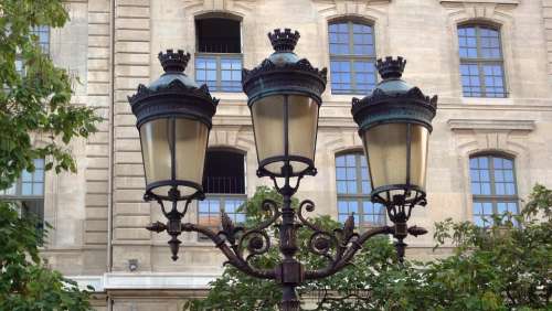 Paris Light Pole Lighting France