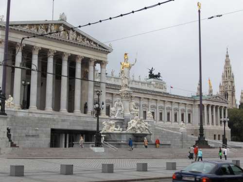 Parliament Vienna Austria Architecture Building
