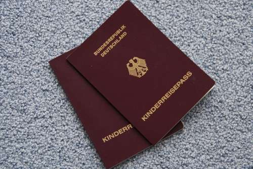 Pass Passports Travel Vacations Child Children