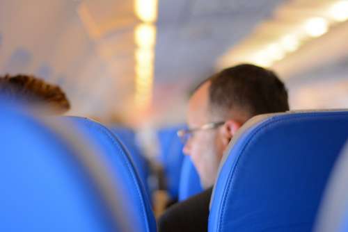 Passengers Airline Seats Chairs Rows Fly Economy