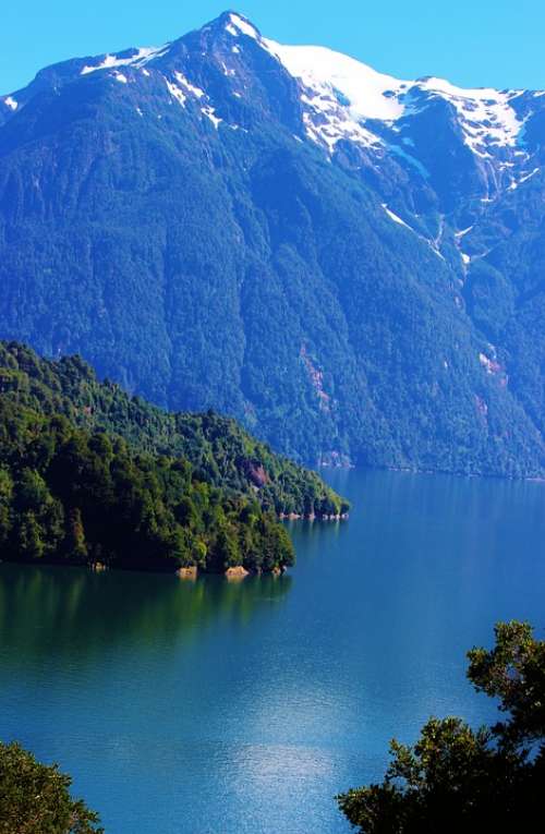 Patagonia Mountains Chile Beautiful Nature
