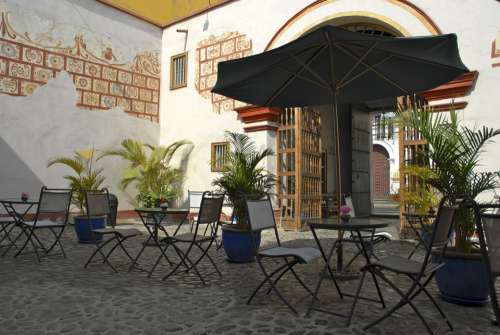 Patio Colonial Afternoon Coffee Bar Trujillo Peru