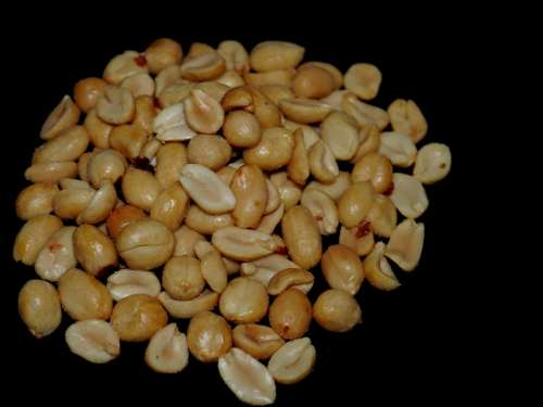 Peanuts Salt Snack Nibble Nuts Cores