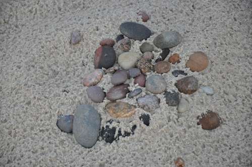Pebbles Beach Sand Sea