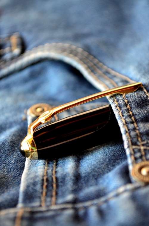 Pen Jeans Blue Pocket Fashion Clothing Casual