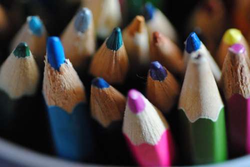 Pencil Tips Color Art Drawing Draw