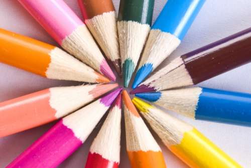 Pencil School Sketch Draw Pencils Color