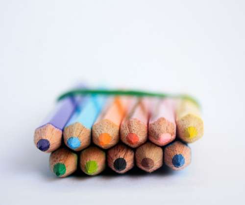 Pencils Drawing Pens Creative Creativity Colored