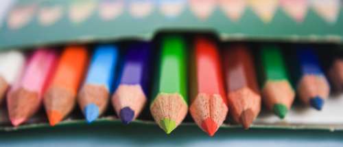 Pencils Drawing Pens Creative Creativity Colored