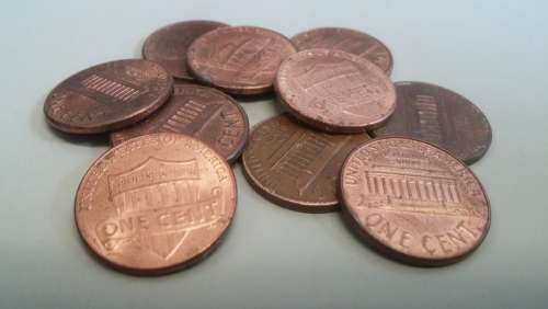 Pennies Penny Coins Coin Currency Money Change