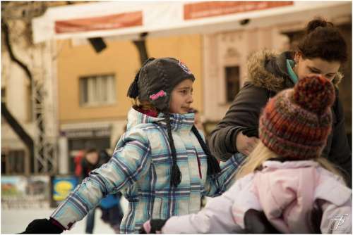 People Girls Family Mother Daughters Winter