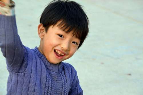 People Boy Young Child Children Happy Smile