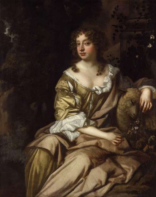 Peter Lely Woman Female Art Painting Oil On Canvas