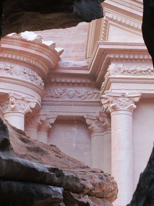Petra Jordan Desert Rock Town Stone Ruin