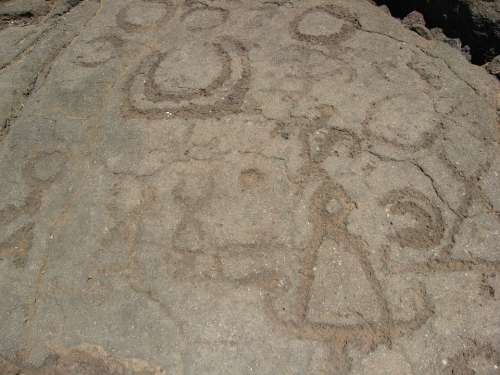 Petroglyph Rocks Symbol Stone Native American