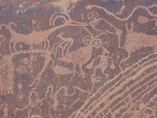 Petroglyphs Rock Art Utah Ancient Petroglyph Rock