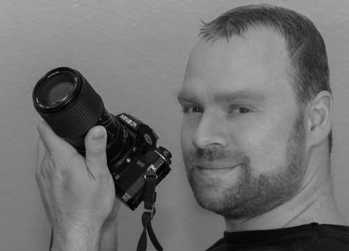 Photographer Reporter Man Person Portrait Minolta