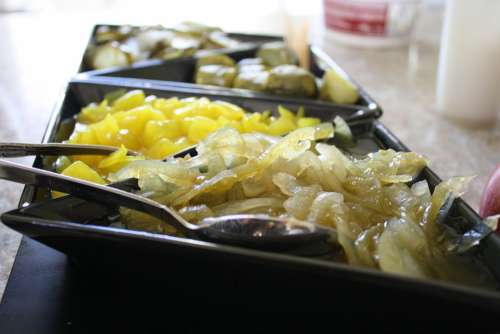 Pickles Tray Thanksgiving Dinner Holiday Festive