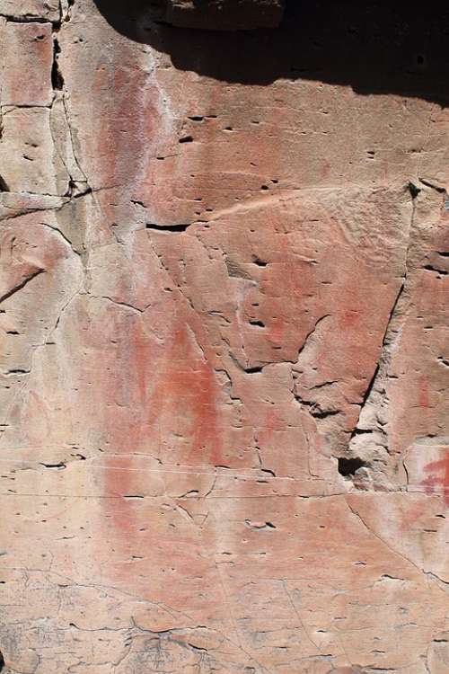 Pictograph Rock Art Drawing Native American Indian