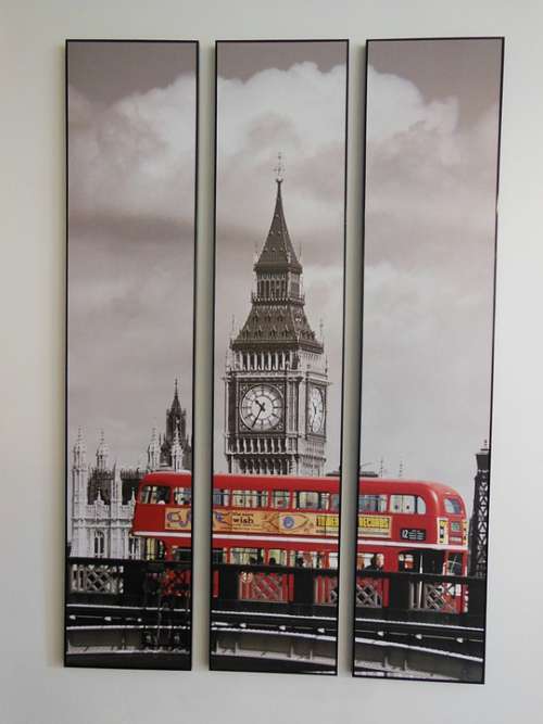 Picture Trolley Clock Tower England Red Tour