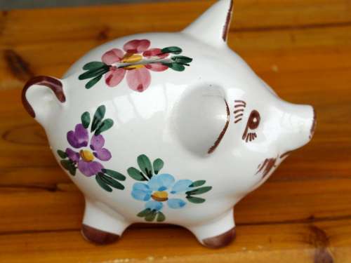 Piggy Bank Piglet Save Save Money Economical