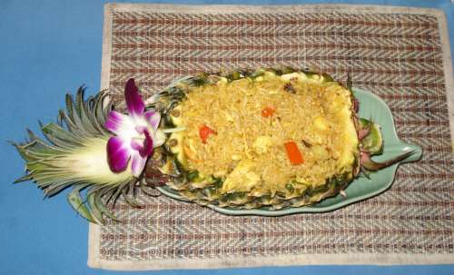 Pineapple Rice Thailand Asia Eat Appetite