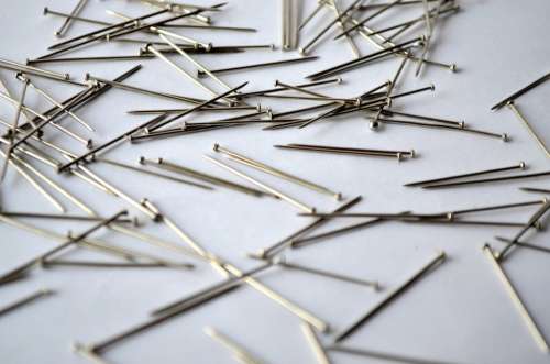 Pins Needles Office Stationery Nails Metal